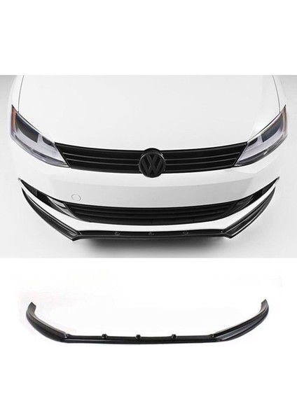 Vw Jetta Mk6 Basic Ön Tampon Lip Piona Black 2010 2011 2012 2013 2014 2015 2016 2017 2018