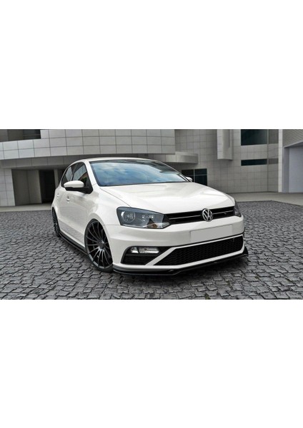 Vw Polo Mk5 6c Gtı Tampon Ön Lip Piona Black 2014 2015 2016 2017