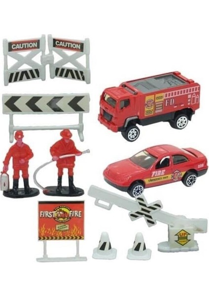 Die-Cast Metal Araçlı Itfaiye Seti - 89610 - Itfaiye