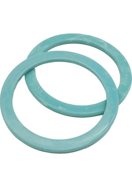 15CM Yuvarlak Akrilik Su Yeşili Mermer Desen Çanta Sapı fiyatları