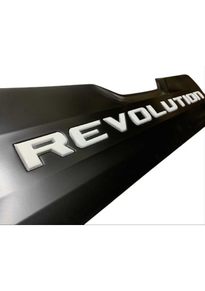 Toyota Hilux Revo Bagaj Kaplama Revolution Yazılı Beyaz 2015+ fiyatları