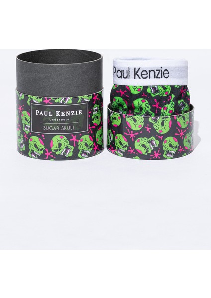 Paul Kenzie Unique Effect Desenli Kadın Slip Külot - Sugar Skull