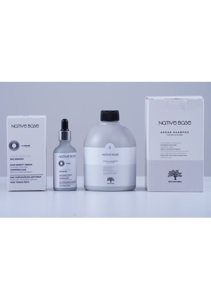 Nativebase Saç Yoğunlaştırıcı Şampuan+Serum Ikili Set