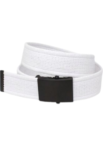 Unisex Siyah Tokalı Kolon Kemeri 4cm Beyaz fiyatları