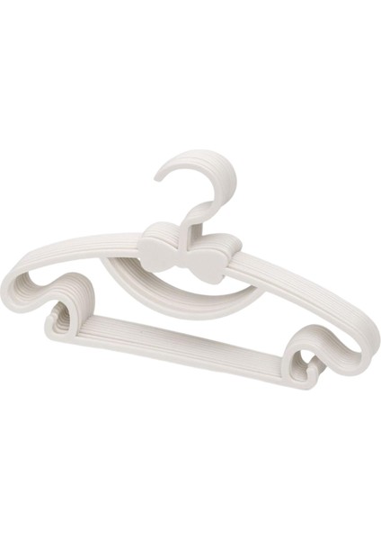 10 Adet Çok Fonksiyonlu Kıyafetler Askı Iç Çamaşırı Kurutma Rafı Elbise Beyaz fiyatları
