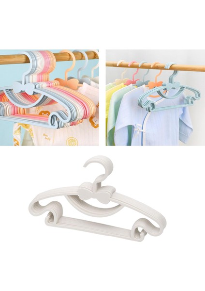 10 Adet Çok Fonksiyonlu Kıyafetler Askı Iç Çamaşırı Kurutma Rafı Elbise Beyaz fırsatları