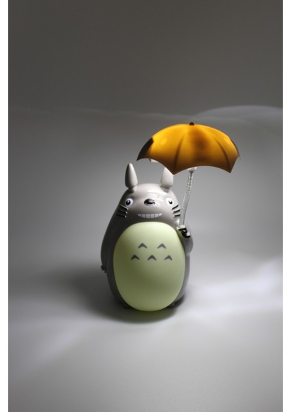 Yaratıcı Karikatür Totoro Dekorasyon Masa Lambası USB Şarj Edilebilir LED Lamba fırsatları