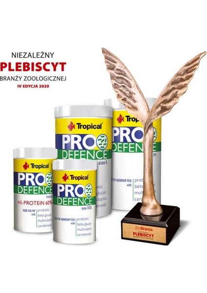 250 Gr. Tropical Pro Defence-M Boy Probiyotikli Granül Balık Yemi fırsatları