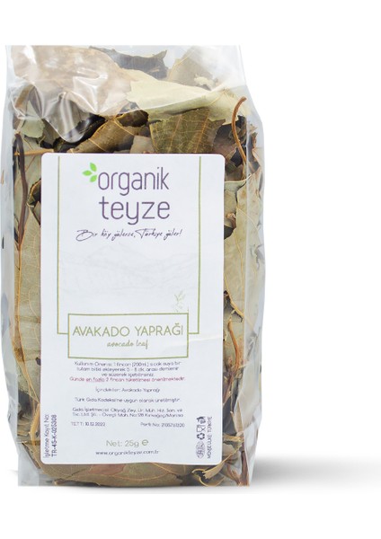 Sevinç Teyze Avokado Yaprağı 75gr