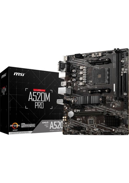 Msı A520M Pro Ddr4 4600/1866MHZ M.2 M.atx Am4