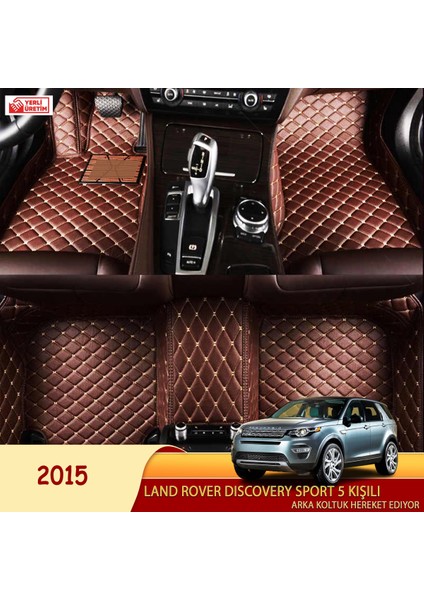 Land Rover Discovery Sport 2015 5 Kişili Uyumlu 5d Havuzlu Suni Deri Oto Paspas