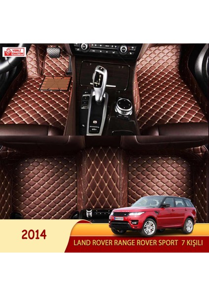 Land Rover Range Rover Sport 2014 Uyumlu 5d Havuzlu Suni Deri Oto Paspas