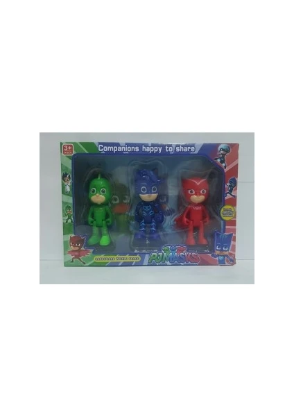 Brother Toys Pj Masks Pijamaskeliler Kutulu 3lü Set Catboy Owlette Gekko