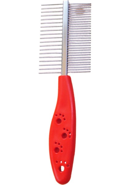 Çift Kullanımlı Kedi Köpek Paslanmaz Bakım Tarağı 18X5 cm