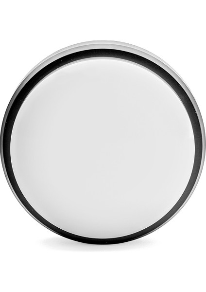 LED Yuvarlak Nemliyer Tavan Glop 12W Siyah 4000K IP65 fiyatları