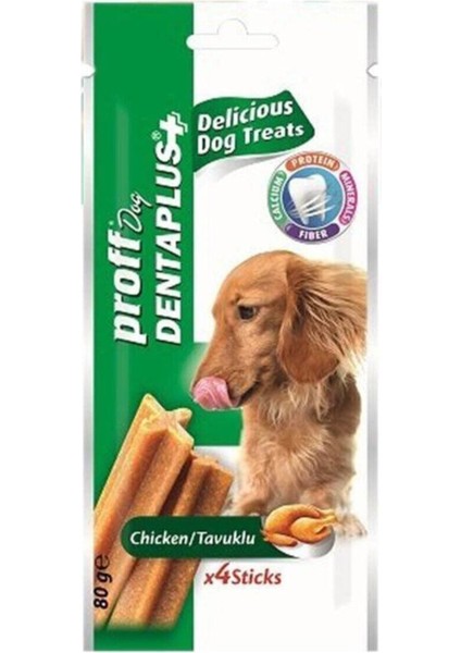 Dog Dentaplus Tavuklu Köpek Ödül Çubuğu X4 Sticks ST01055