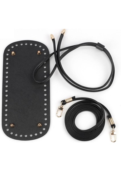 Çanta Alt Şekillendirici Omuz Askısı Tığ Çanta Çanta Yapma Crossbody Siyah Yapımı (Yurt Dışından)
