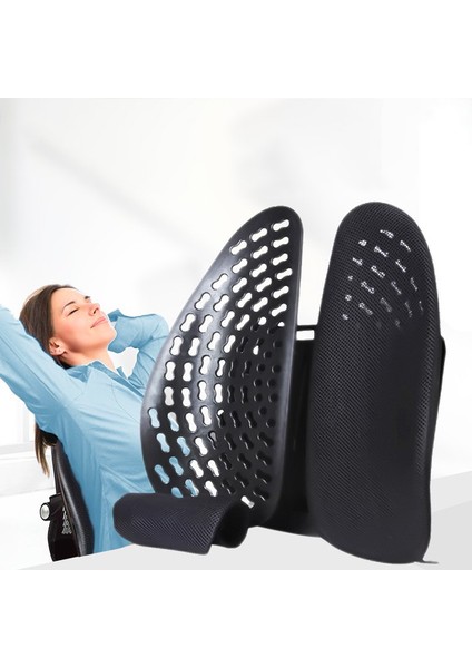 Ergonomik Araba ve Ofis Koltuk Bel Yastığı Araç Arka Yastık Bel Desteği ALL-35183