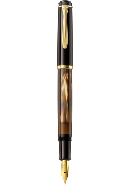 Pelikan Klasik Seri M200 Marble Brown Dolma Kalem B Uç