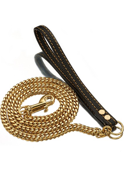 Ayarlanabilir Zincir Köpek Tasması - Altın (Yurt Dışından)