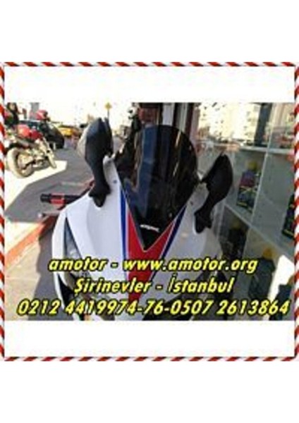 Honda Cbr 1000RR 2012-16 Biadil Yüksek Double Füme Ön Cam