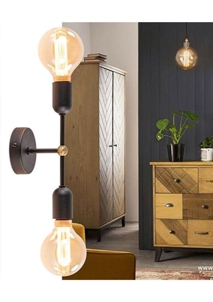 Retro Ikili Tavan-Duvar Armatür fiyatları