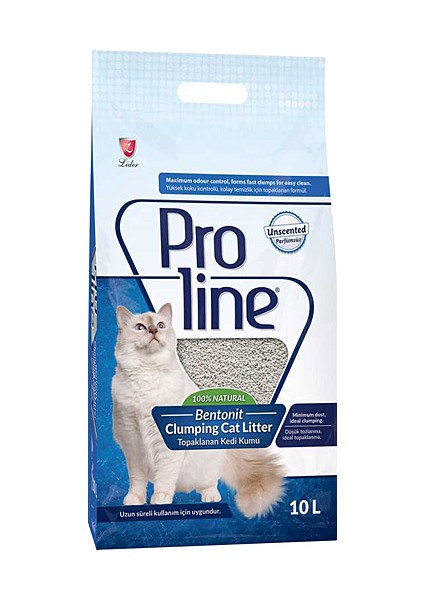 Pro Line Parfümsüz Kedi Kumu 10 Lt