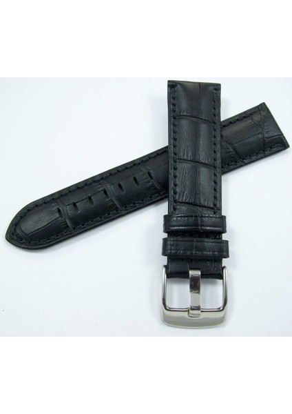 Bizon Deri Saat Kayışı 22MM Siyah Saat Kordonu Spor Kolçak fiyatları
