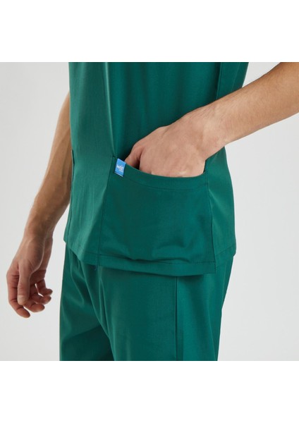 Likralı Dinamik Basic Doktor, Hemşire Forması – Erkek, Yeşil fırsatları