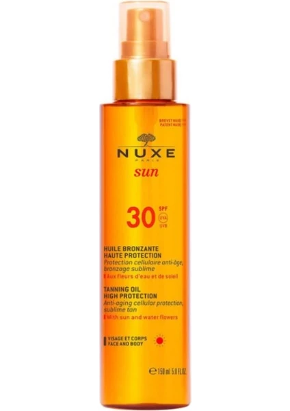 Huile Bronzante Spf30 Bronzlaştırıcı Vücut Yağı 150ml