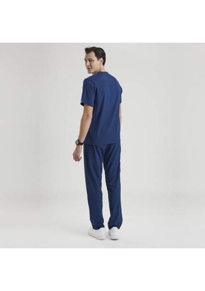 Likralı Dinamik Zazel Medikal Takım, Erkek - Lacivert fiyatları