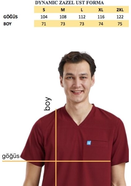 Likralı Dinamik Zazel Medikal Takım, Erkek - Lacivert fırsatları