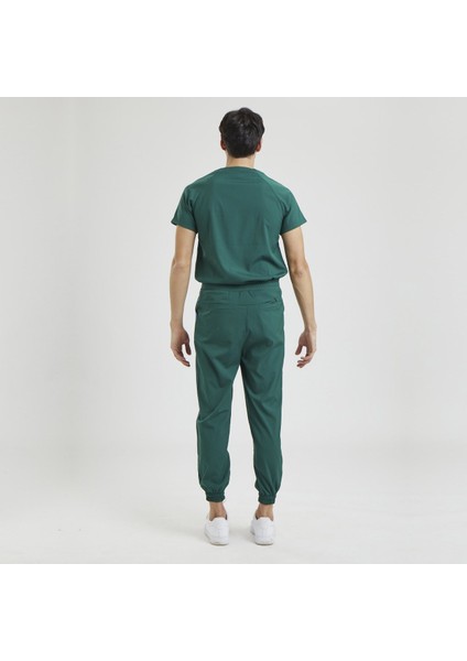 Likralı Dinamik Jogger Doktor, Hemşire Forma Takım - Erkek, Yeşil fiyatları