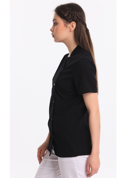 Likralı Dinamik Cosmos Doktor, Hemşire Forma Takım - Kadın, Siyah modelleri