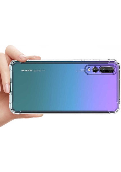 Huawei Y9 Prime 2019 Kılıf Köşeleri Airbagli Kamera Korumalı Silikon