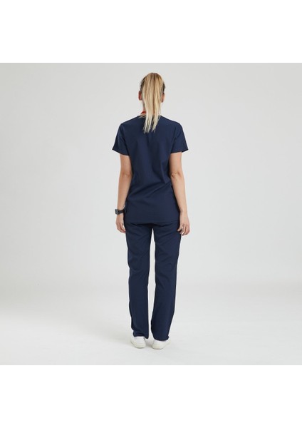 Likralı Dinamik Basic Doktor, Hemşire Forması – Kadın, Lacivert fırsatları