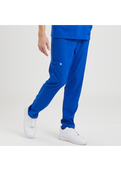 Likralı Dinamik Basic Doktor, Hemşire Forması – Erkek, Royal Mavi fırsatları