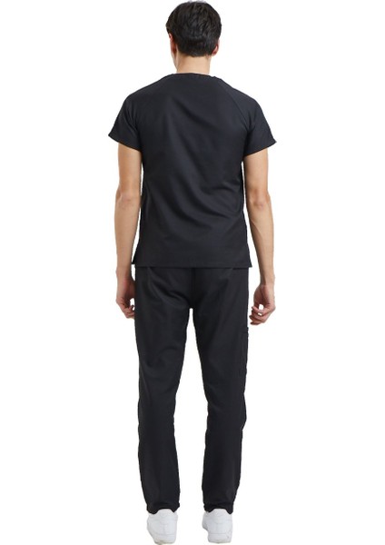 Koton Serisi Basic Doktor, Hemşire Forma Takım - Erkek; Siyah fiyatları