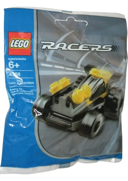 Racers 4308 Yellow Racer Mini Araba Polybag (28 Parça)