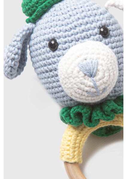 Amigurumi Mavi Köpek Çıngırak
