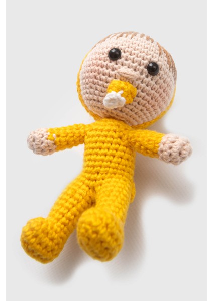 Amigurumi Sarı Oyuncak Bebek