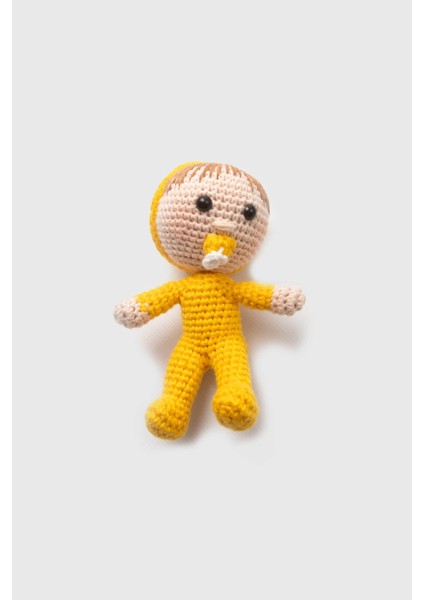 Amigurumi Sarı Oyuncak Bebek