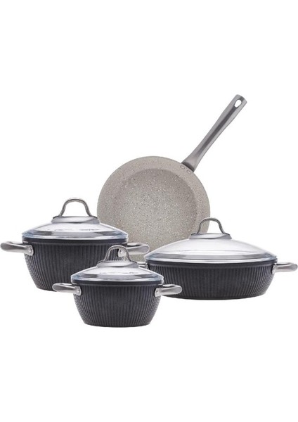 Sansa 7 Parça Granit Tencere Seti fiyatları