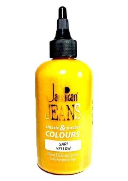Jamaican Jeans Color Renkli Saç Boyası Sarı Yellow
