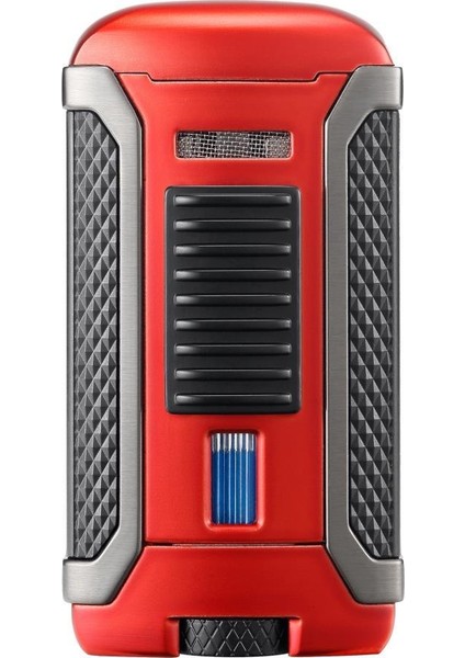 Apex Metalik Kırmızı-Siyah Puro Çakmağı