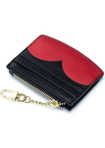 Taşınabilir Cüzdan Mini Pickup Çanta Kozmetik Ağız Kırmızı Zarf Kulaklık Saklama Çantası Bozuk Para Cüzdanı (Yurt Dışından)