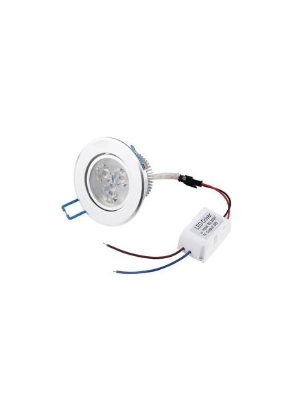9 W Led Downlight Tavan Gömme Işık Aşağı Lamba Aydınlatma Ampul + Sürücü Enerji Tasarrufu (Yurt Dışından)