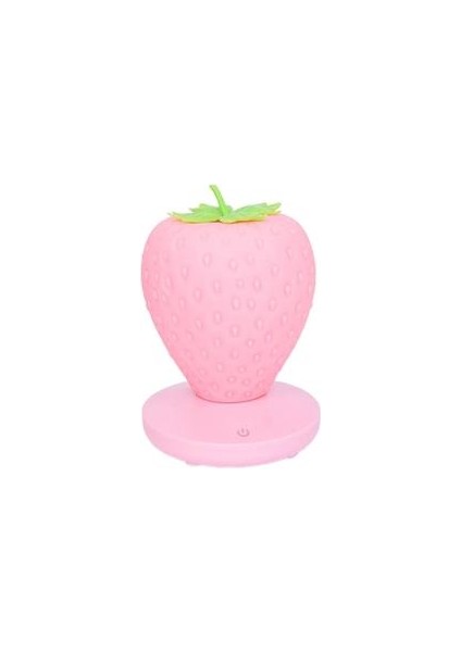 Yaratıcı Masa Lambaları Çilek Tarzı + USB Şarj Edilebilir + Dokunmatik Anahtarı Led Dim Gece Lambaları Çocuklar Başucu Işık Pun Besleme Lambası | Led Masa Lambaları (Yurt Dışından)