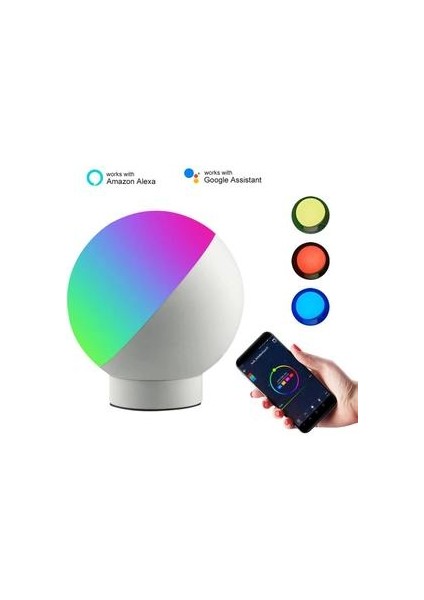 Wifi Akıllı Masa Lambası Led Göz Koruma Akıllı Renkli Okuma Işık Ses Kontrolü Led Masa Lambası Dekor Gece Işıkları | Led Masa Lambaları (Yurt Dışından) modelleri