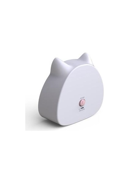 Mini Gece Lambası Sevimli Domuz Lambası Dokunmadan Sensör ile Şarj Edilebilir Renk Değişimi Çocuk Odası PAK55 | Masa Lambaları (Yurt Dışından)